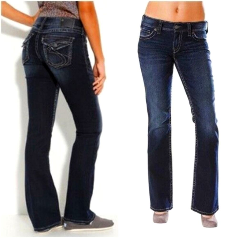 Silver Suki Surplus Bootcut Denim Jeans 28
